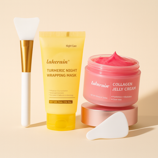 LAKERAIN - Collagen Jelly Cream and Facial Mask Wrapping Peel-Off