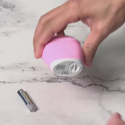 Electric Silicone Facial Cleanser Massager